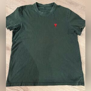 Men's AMI Green T-Shirt
